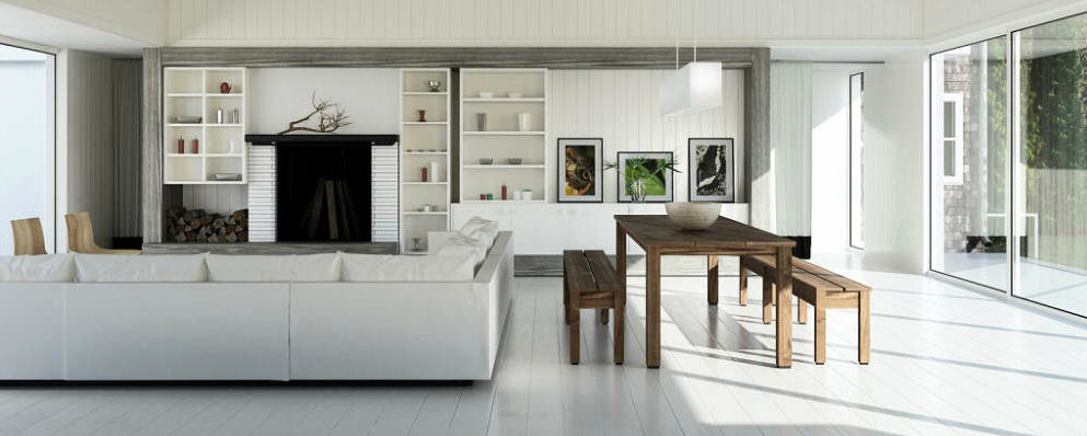 Parquet rovere sbiancato Del basso parquet